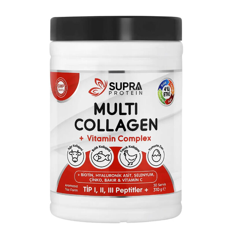 Supra Protein Multi Collagen Suda Vitamin Complex Powder Form 310 gr