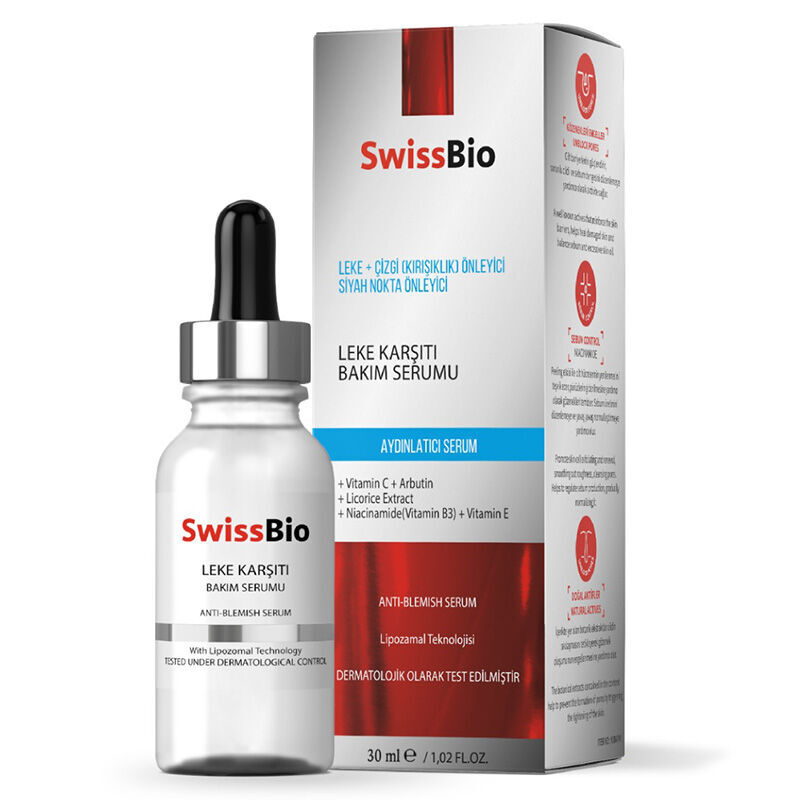 SwissBio سيروم سويس بيو للعناية بالبشرة المضادة للبقع 30 مل