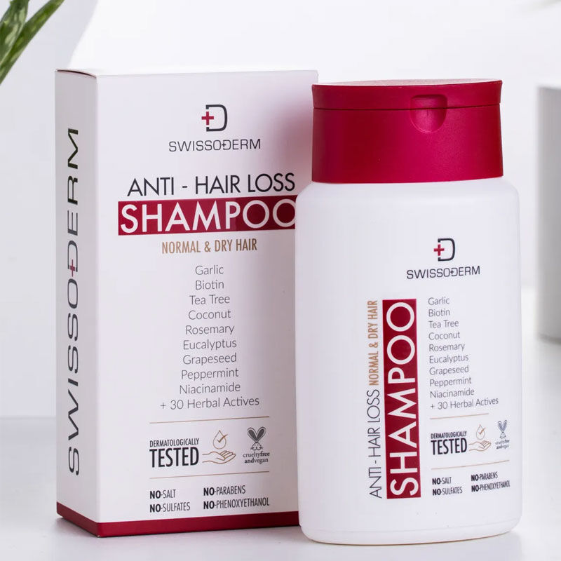 Swissoderm Anti-Haarausfall Shampoo für normales/trockenes Haar - 300ml