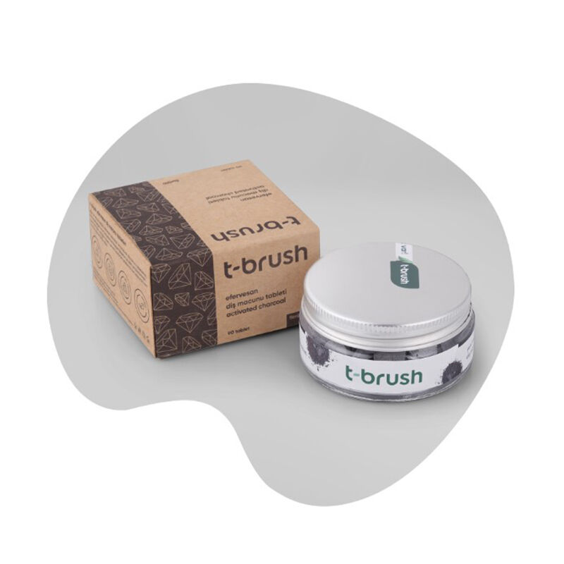 T-brush Activated Charcoal Fluoride-free Toothpaste 90 tablets