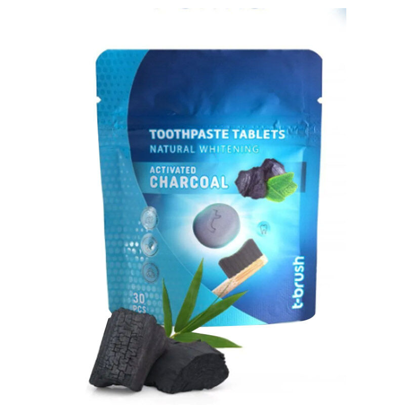 T-Brush Aktivkohle Zahnaufhellung Tabletten - 60 Stück