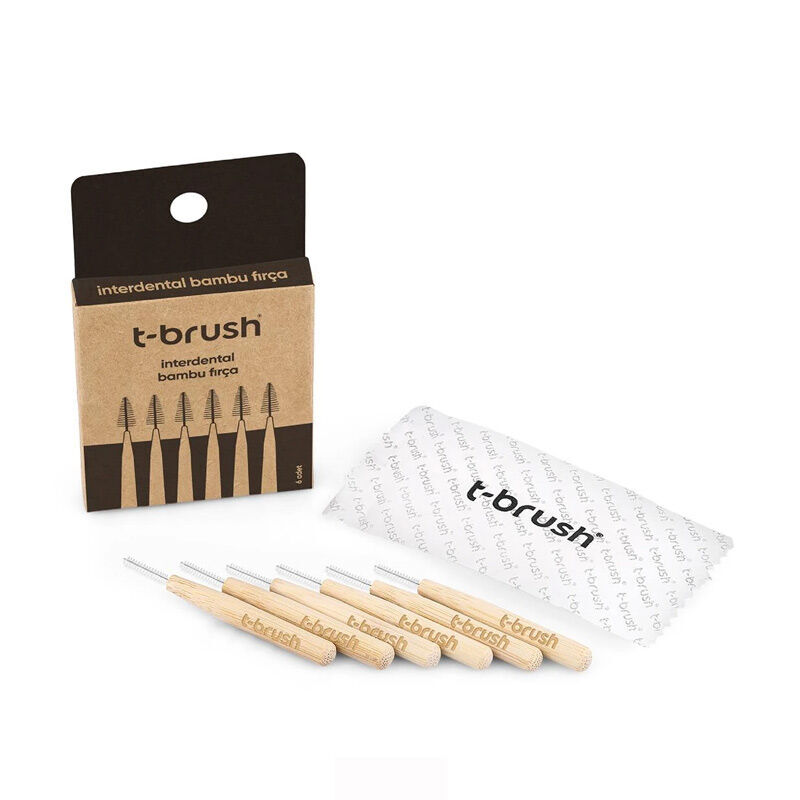 T-brush Bamboo Interdental Brush 6 pcs