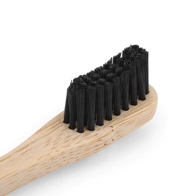 T-brush Bamboo Dental Soft Brush Medium Hard Dark Gray