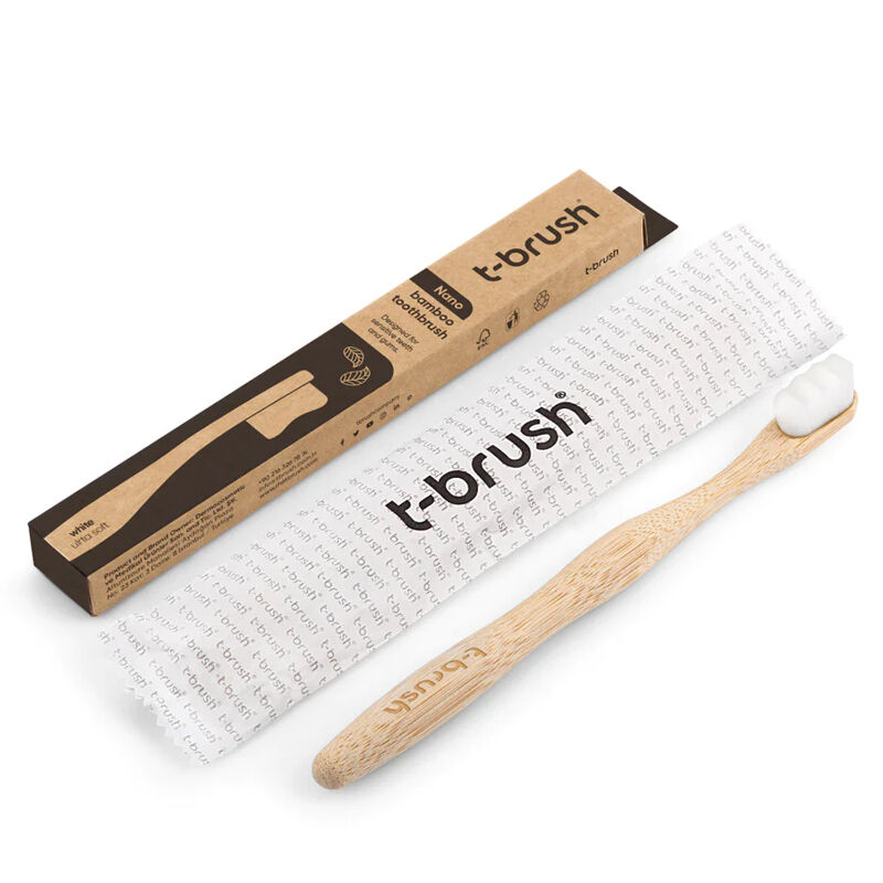 T-brush Bamboo Dental Soft Brush Ultra Soft White