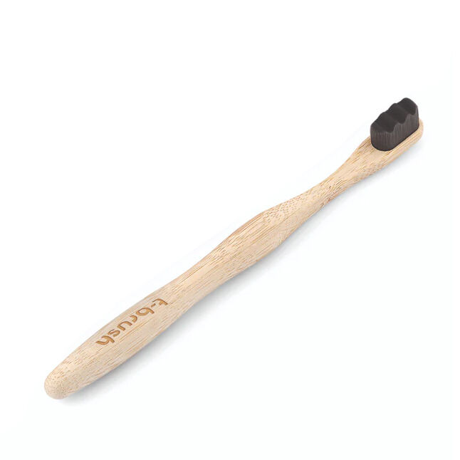 T-brush Bamboo Dental Soft Brush Ultra Soft Dark Gray