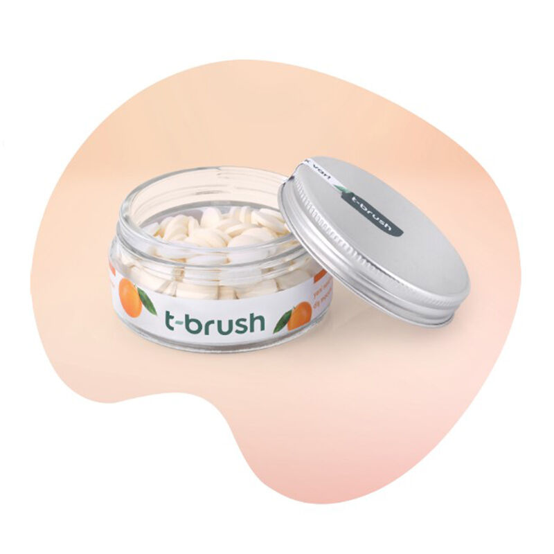 T-brush Orange Flavored Fluoride-free Toothpaste 90 tablets