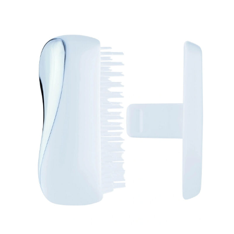 Tangle Teezer فرشاة شعر تانجل تيزر كومباكت ستايلر بلون أزرق فاتح وكروم