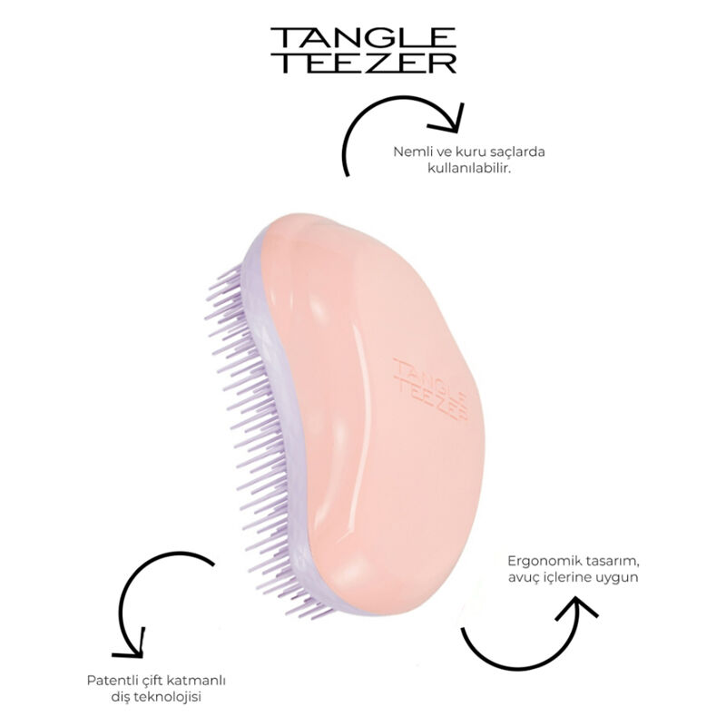 Tangle Teezer فرشاة شعر تانجل تيزر الأصلية بلون السلمون الوردي