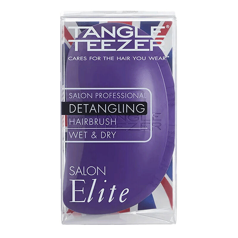 Tangle Teezer فرشاة شعر تانجل تيزر الأصلية صالون إيليت أرجوانية أرجوانية