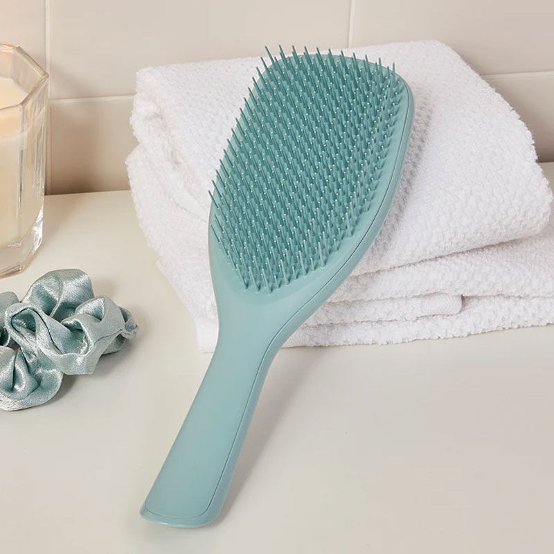 Tangle Teezer فرشاة الشعر تانجل تيزر لفك تشابك الشعر الرطب كبيرة أزرق مخضر