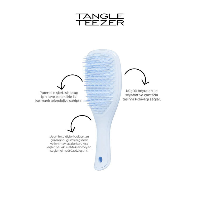 Tangle Teezer Мини-расческа для влажных волос The Ultimate Detangler Лаванда