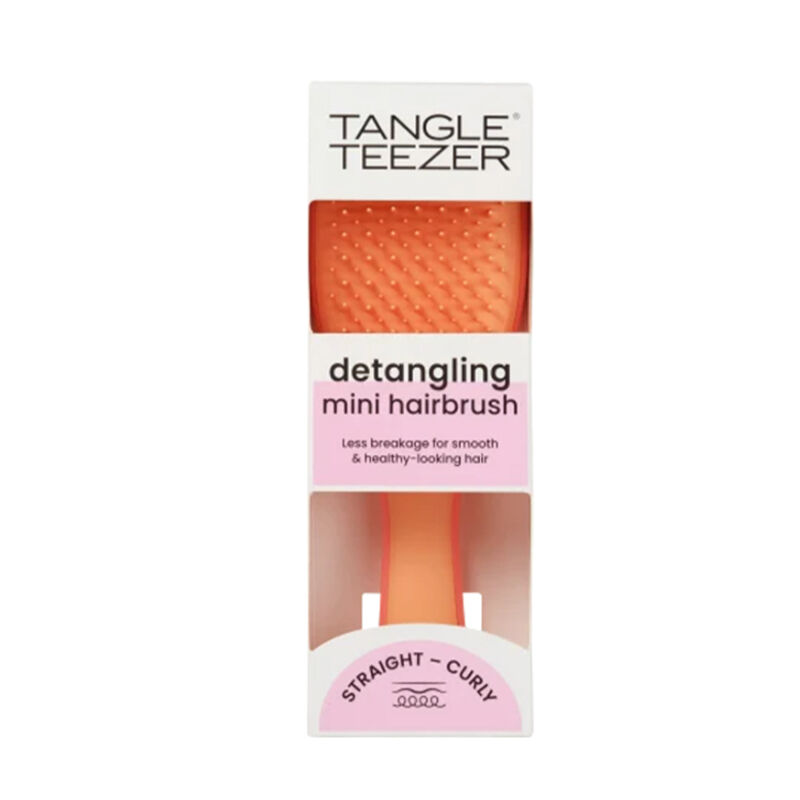 Tangle Teezer Мини-расческа для влажных волос Розово-оранжевая