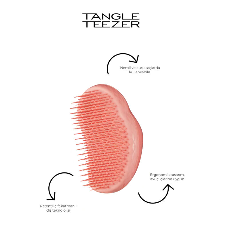 Расческа Tangle Teezer для густых и кудрявых волос розовая