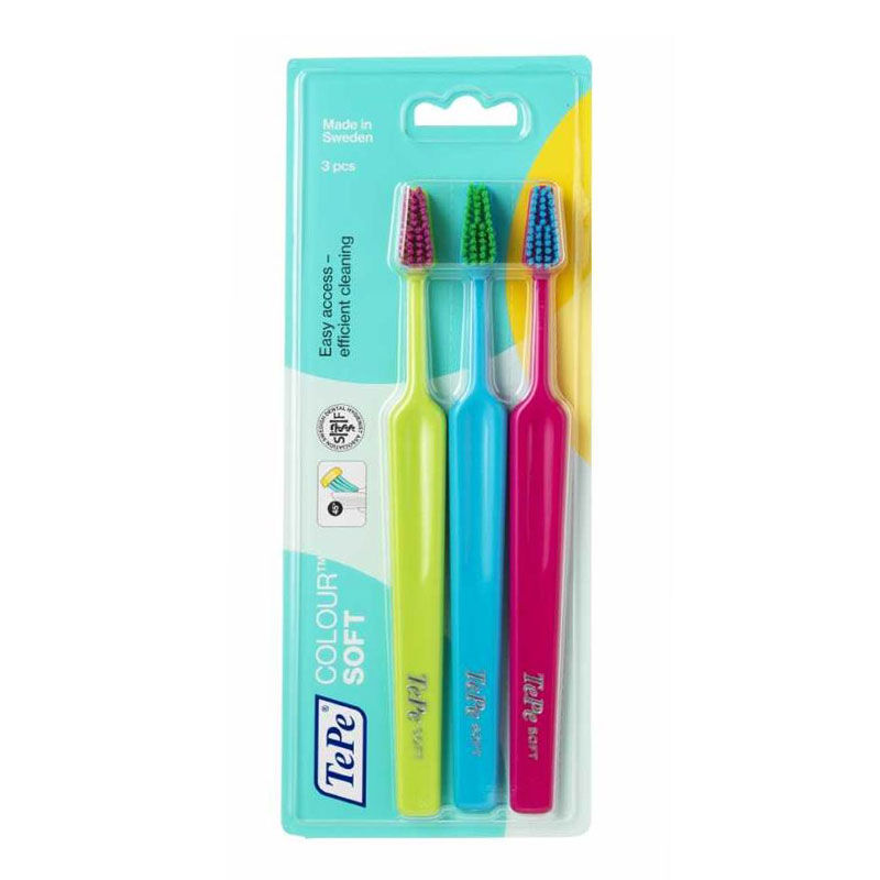 Зубная щетка Tepe Colour Soft 3 шт.
