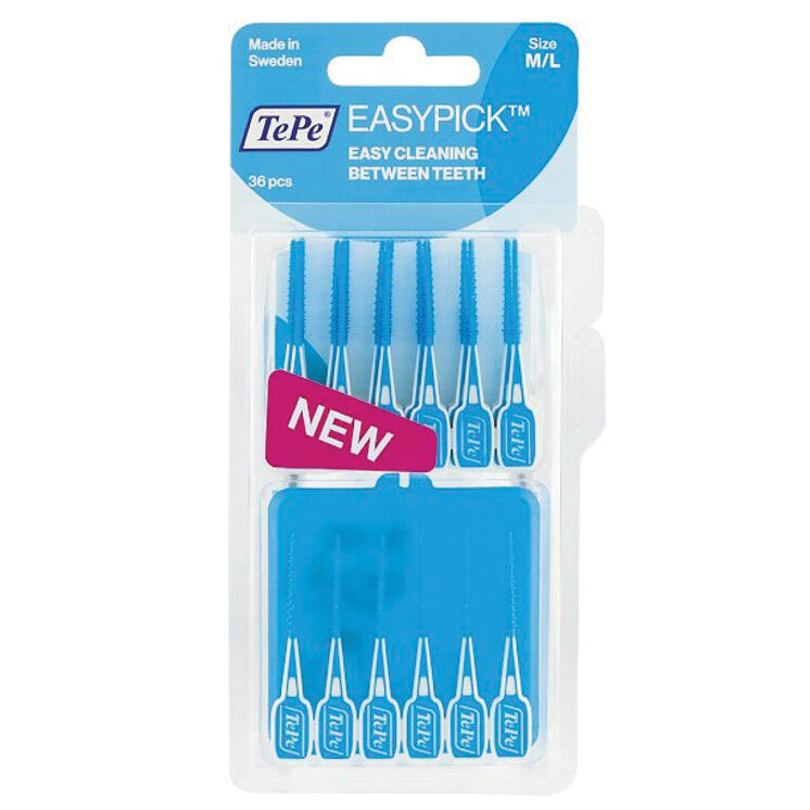 Tepe Easy Pick Mittel-Groß Zahnstocher - 36 Stück