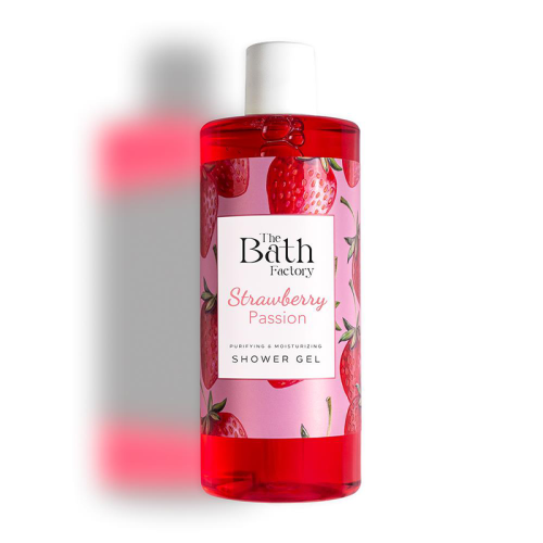 The Bath Factory جل الاستحمام بالفراولة من ذا باث فاكتوري 400 مل