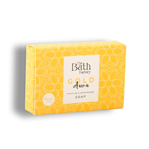 The Bath Factory Gold Aura Seife - Hand, Gesicht & Körper 80g