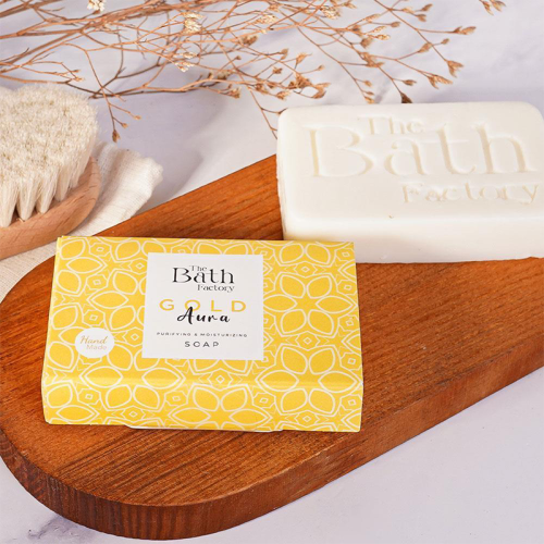Мыло для рук, лица и тела - Золотая аура 80 г от The Bath Factory