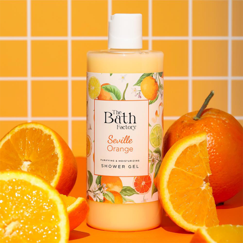 The Bath Factory جل الاستحمام البرتقالي من ذا باث فاكتوري 400 مل