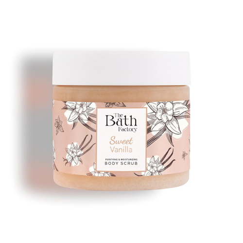 The Bath Factory Body Scrub - Vanilla Flavored 300 gr
