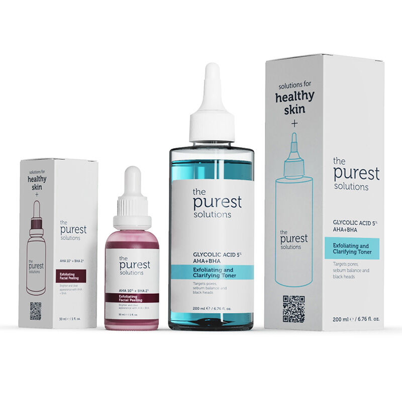 Pore verfeinerndes Hautpflege-Set von The Purest Solution