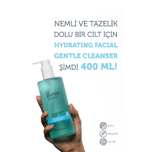 The Purest Solutions Hyaluronsäure-Reiniger für trockene Haut 400ml