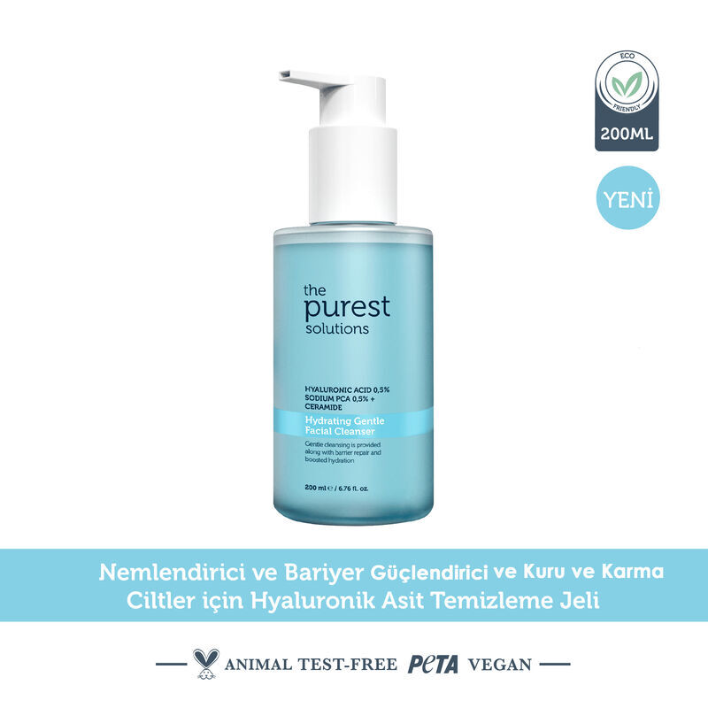 Sanfte feuchtigkeitsspendende Gesichtsreinigung 200ml