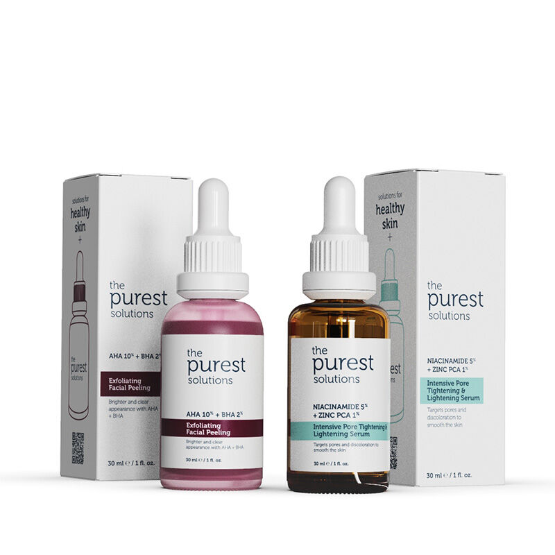 Набор для ухода против черных точек и сужения пор от The Purest Solutions