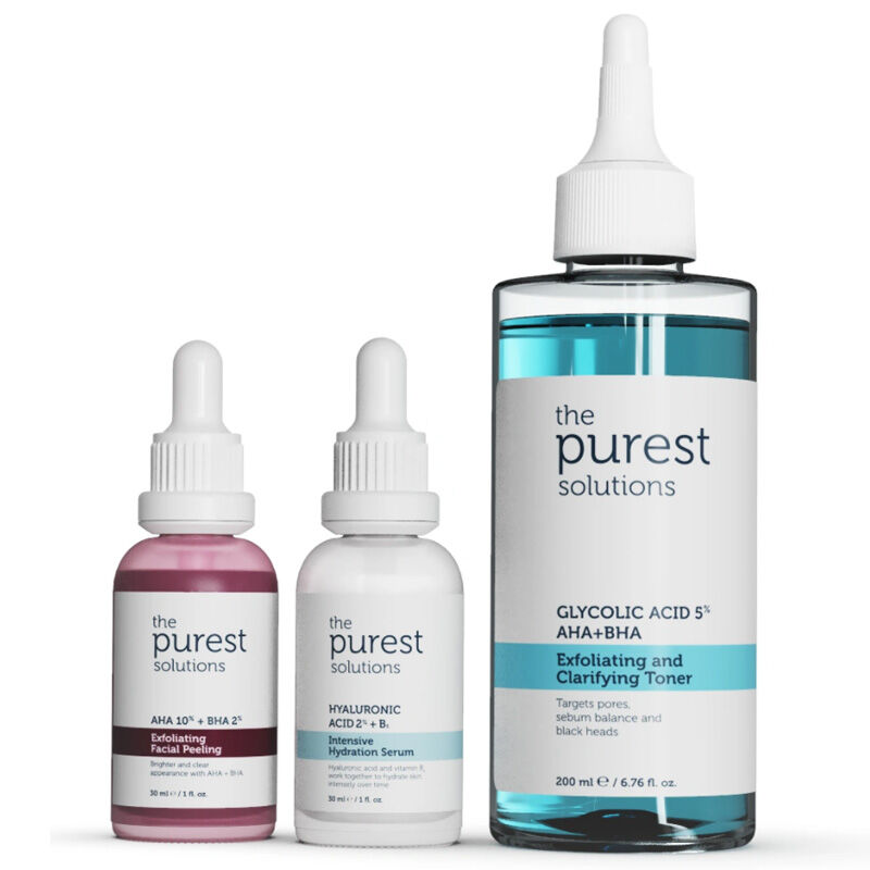The Purest Solutions Anti-blackhead And Pore Tightening Moisturizing Care Set