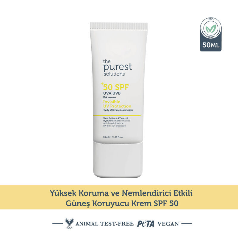 The Purest Solutions Spf50+ Invisible Uv Protectin Cream 50 ml