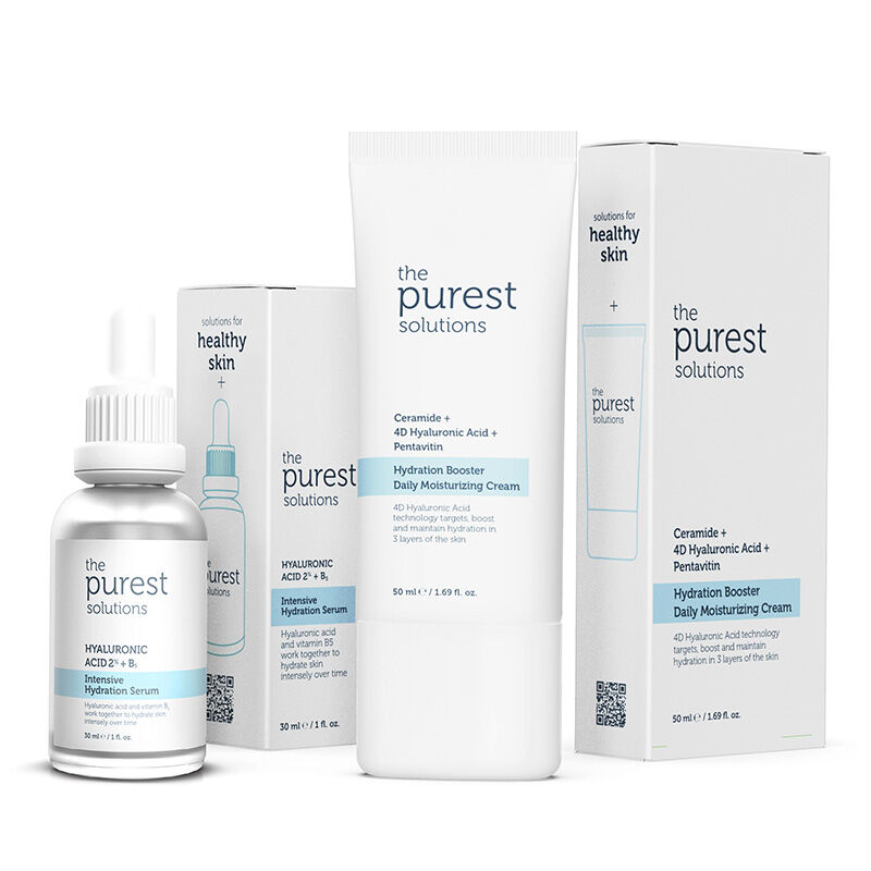 The Purest Solutions مجموعة الترطيب المكثف اليومي من ذا بيورست سوليوشنز مناسبة لجميع أنواع البشرة