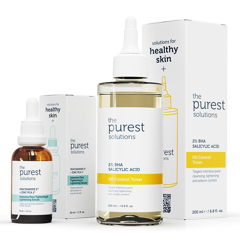 Набор средств по уходу за кожей для жирной и комбинированной кожи от The Purest Solutions
