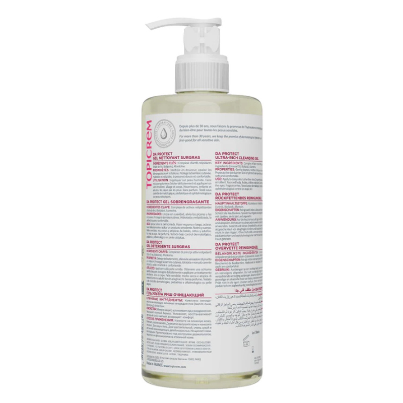 Topicrem Da Ultra Rich Cleansing Gel 500 ml