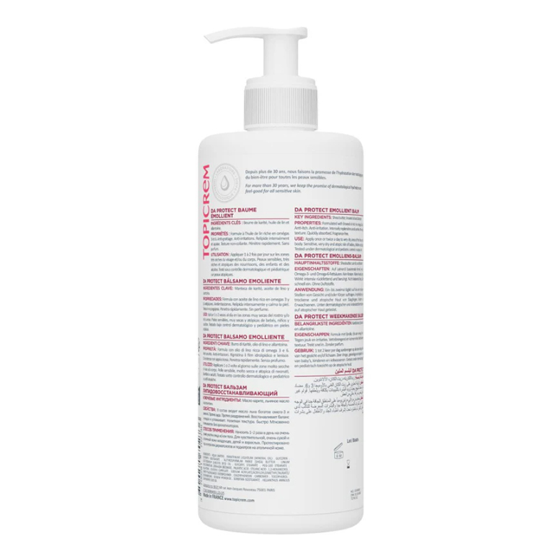 Topicrem DA Face and Body Emollient Balm 500 ml