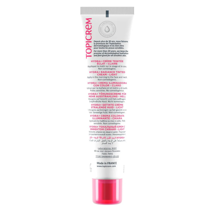 Topicrem Hydra+ Tinted Radiance Cream SPF 50 40 ml