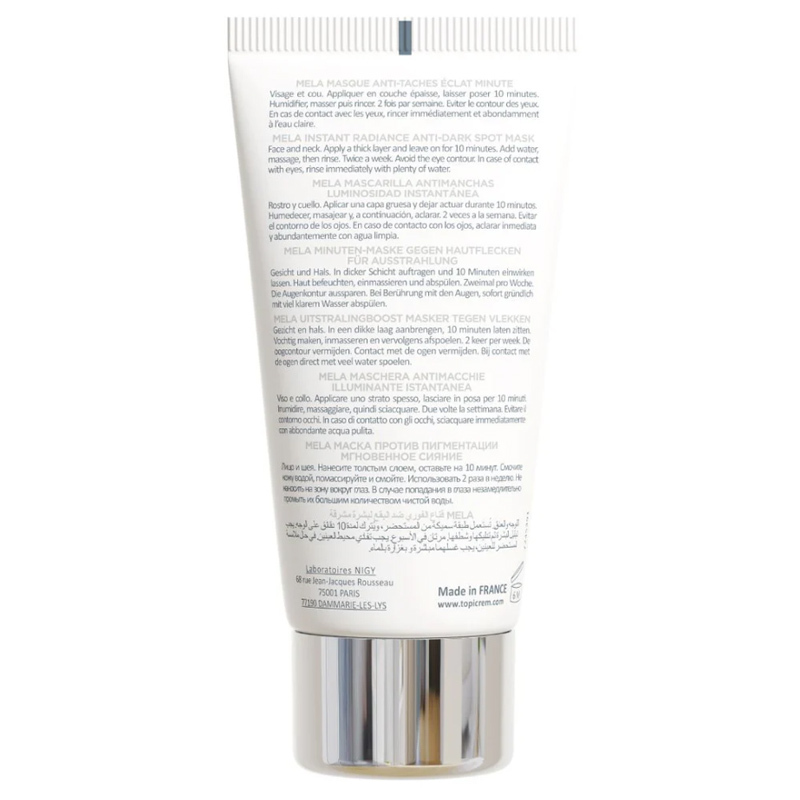 Topicrem Mela Anti Dark Spot Radiance Mask 50 ml