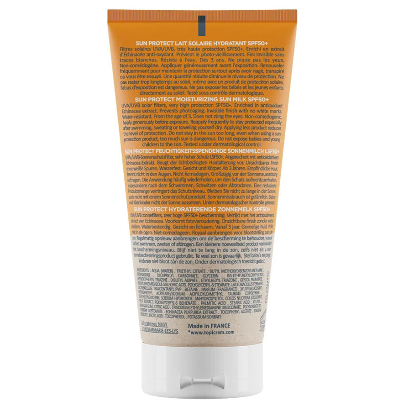 Обеспечьте коже защиту с Topicrem Sun Protect SPF50