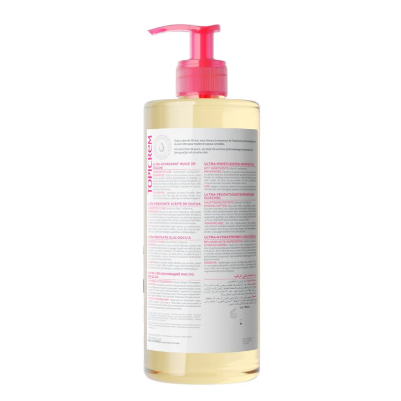 Topicrem Ultra Hydratisierendes Duschöl - Nährend 500ml
