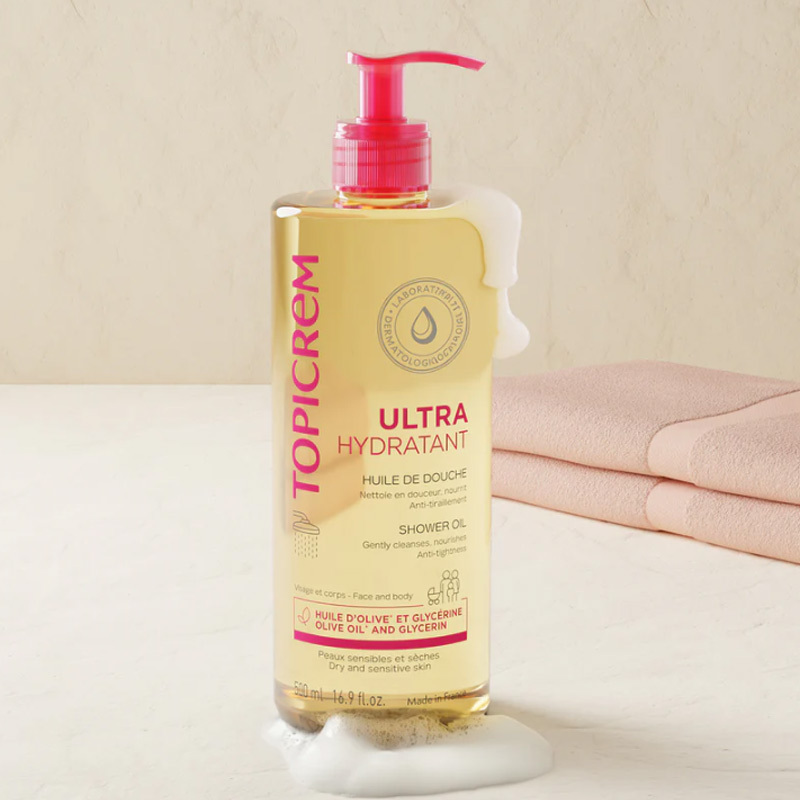 Topicrem Ultra Hydratisierendes Duschöl - Nährend 500ml