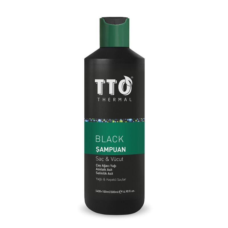 Tto Black Hair And Body Shampoo 400+100 ml
