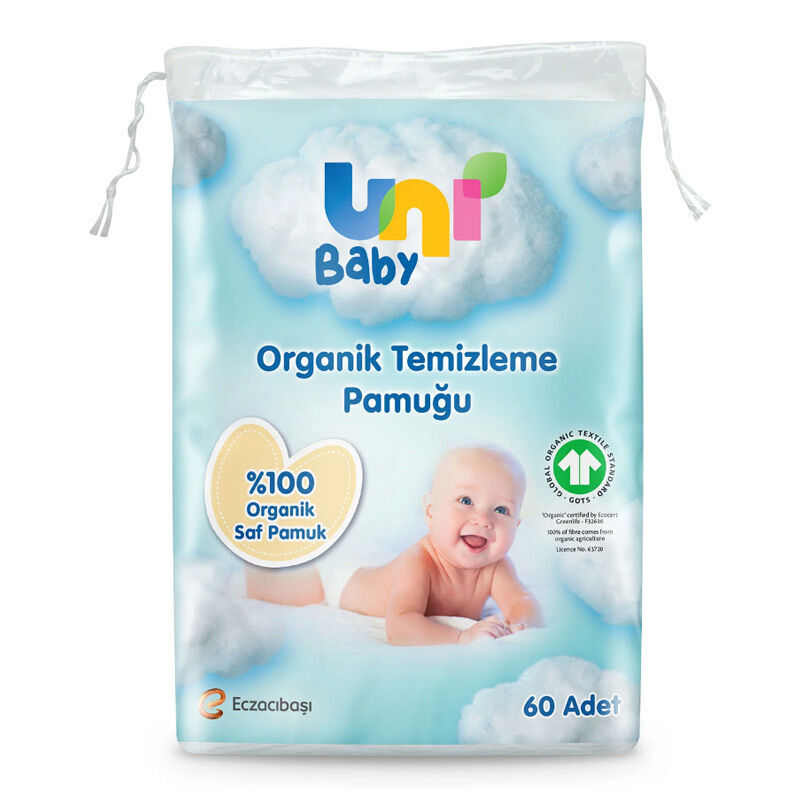Uni Baby Weiche und Saugfähige Babyreinigungstücher 60 Stück