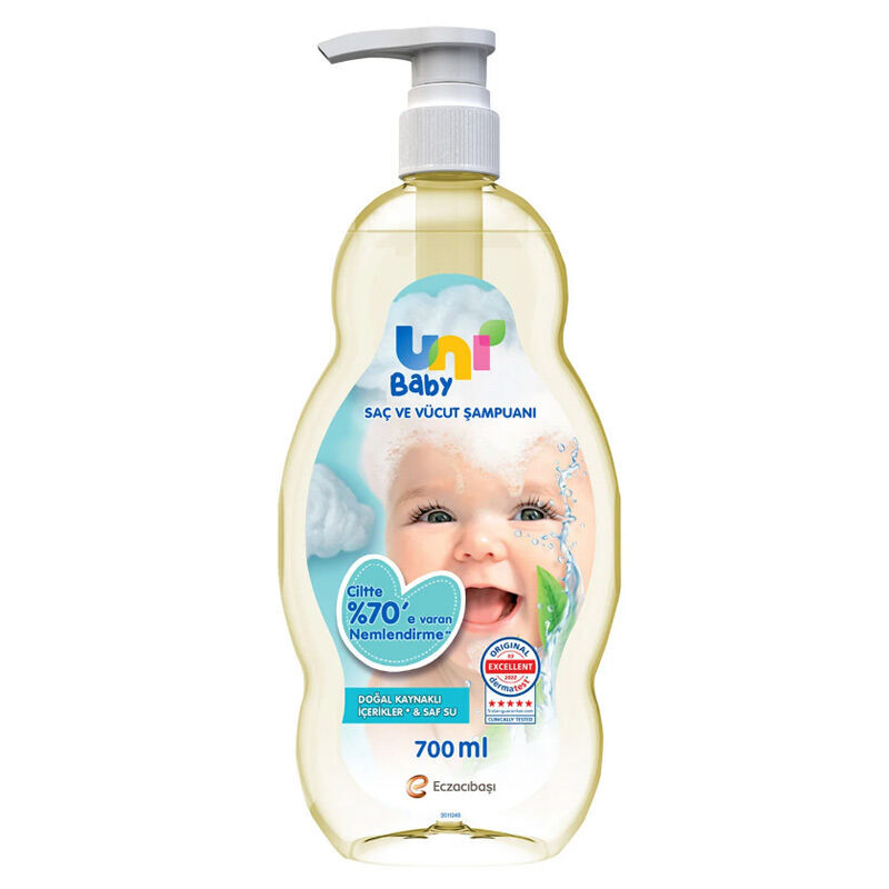 Uni Baby Hair And Body Shampoo 700 ml