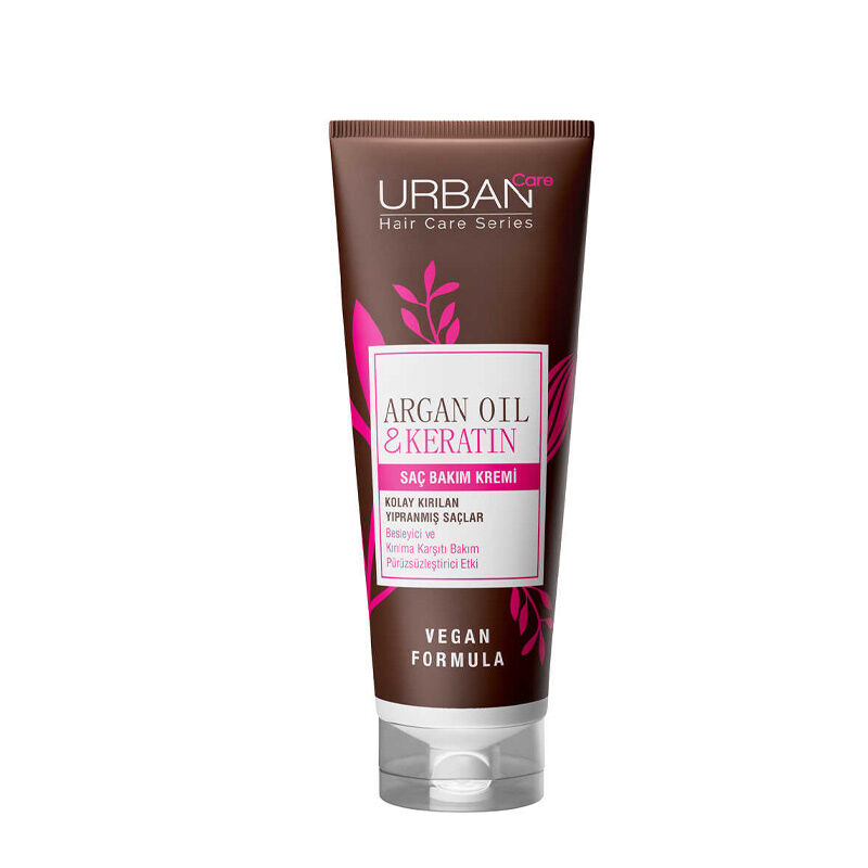 Urban Care Argan Oil And Keratin Hair Care Cream 250 ml