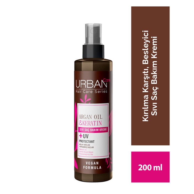 Urban Care Argan Oil And Keratin Liquid Hair Care Cream 200 ml