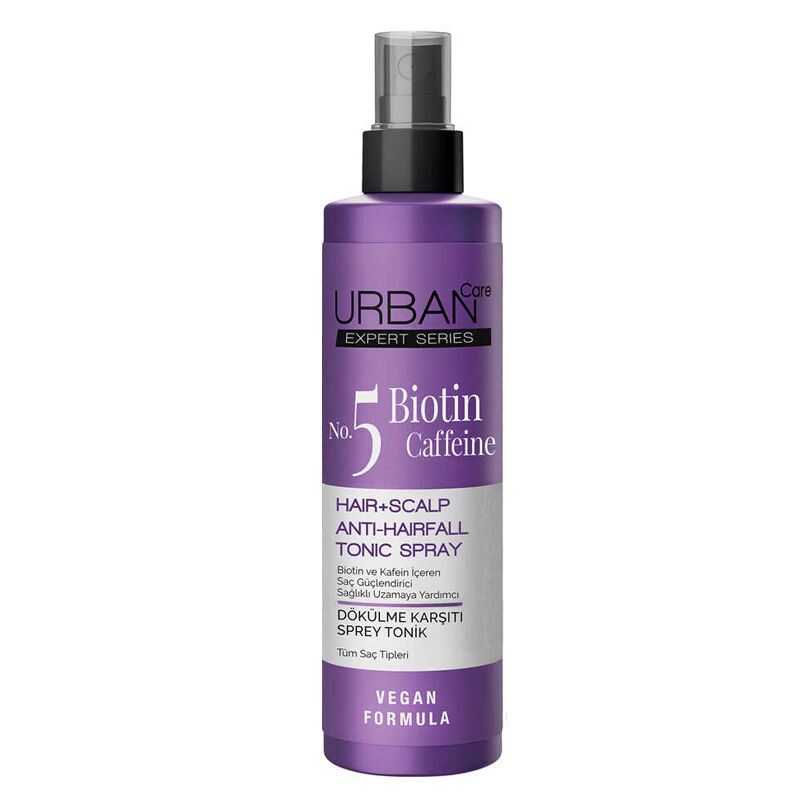 Urban Care بخاخ مضاد للشعر بالبيوتين والكافيين من أوربان كير، 200 مل