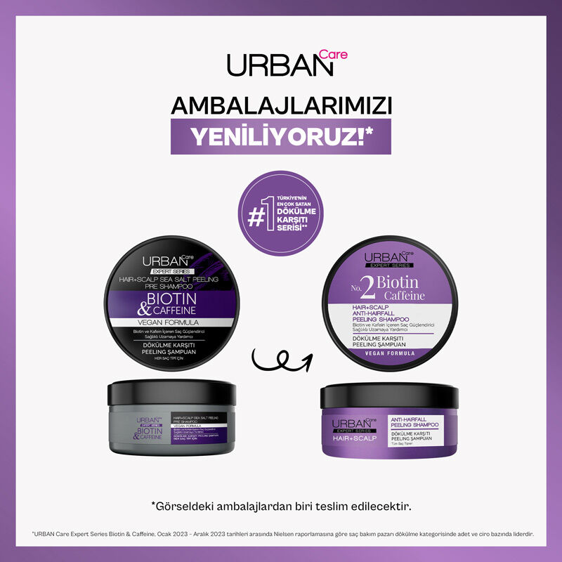 Urban Care Biotin And Caffeine Hair Loss Peeling Shampoo 200 ml