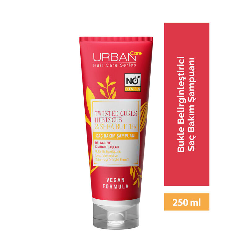 Urban Care Twisted Curls Hibiscus And Shea Butter Hair Care Shampoo 250 ml