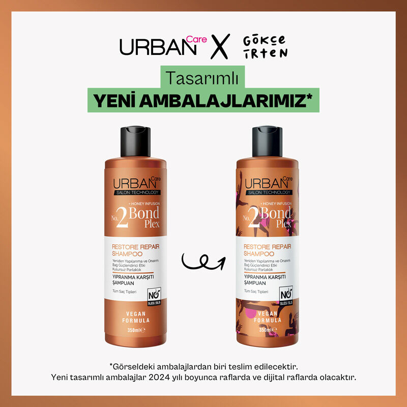 Urban Care No.2 bond Plex Hair Care Shampoo 350 ml