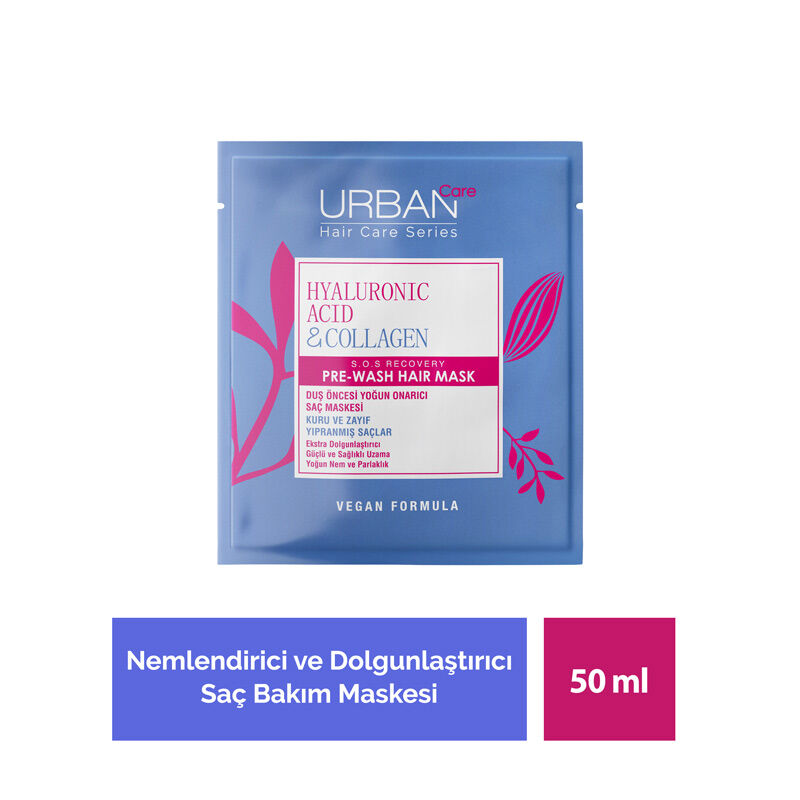Urban Care Hyaluronic Acid And Collagen Pre-shower Hair Care Mask 50 ml