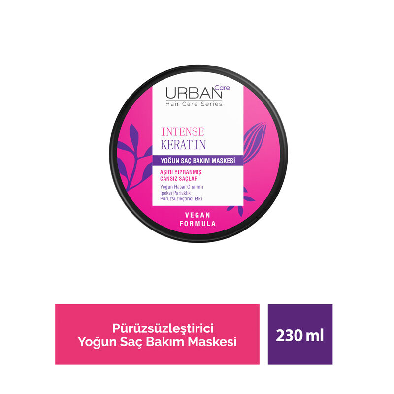 Маска для волос с кератином Urban Care Интенсивная 230 мл